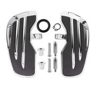 Reposapiés de motocicleta, tablas de piso de jinete delantero de motocicleta de aluminio reposapiés de motocicleta duraderos para estribos Indian Scout/sesenta/Bobber 2015(2#)