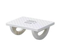 Reposapiés de oficina debajo del escritorio con masajeador de rodillo para aliviar la presión, diseño ergonómico de balancín, refrescante, pies cansados, práctico, fácil de limpiar, trabajadores