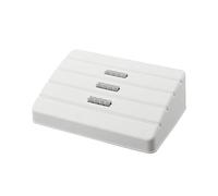 Reposapies de Oficina Office Comfort Footrest Under Desk Office Footrests Fatigue para Oficina, Hogar(White)