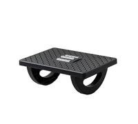 Reposapies de Oficina Portability Foot Rest Under Desk with Massage Rollers Footrest Ergonomic Foot Stool for Home Office Work para Oficina, Hogar(Black)