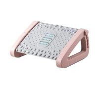 Reposapies de Oficina Reposapiés ergonómico for oficina, reposapiés portátil debajo del escritorio, taburete for el hogar, oficina, trabajo, taburete con rodillos de masaje (Color : Pink Feet Stool)
