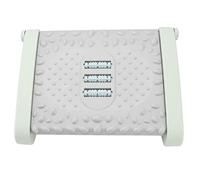 Reposapiés de Oficina, Reposapiés Resistente para Debajo del Escritorio, Textura de Masaje y Rodillo de PP Engrosado, 6 Ajustes de Altura para Sala de Estar (GREEN)