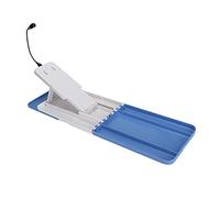 Reposapiés de pedicura con luz LED, kit de soporte de pedicura ajustable, reposapiés plegable profesional para pedicura en el hogar, cómodo y seguro con luz brillante ajustable