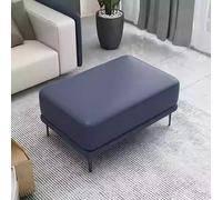 Reposapiés de piel, reposapiés, diseño cuadrado grande para un uso versátil, perfecto para sala de estar, taburete de cambio de zapatos o banco final de cama