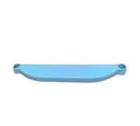 Reposapiés de PVC para silla alta, 46 x 7 cm, ajustable con 2 abrazaderas, soporte para pies antideslizante para silla de comedor, accesorio de asiento ergonómico para el hogar