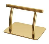 Reposapiés de silla de peluquería 12x7.5x7.5 pulgadas de oro de acero inoxidable silla de pie de reemplazo de reemplazo de peluquería