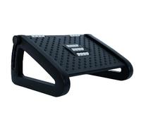 Reposapiés debajo del escritorio en el trabajo, reposapiés debajo del | escritorio, cómodo taburete para los pies, reposapiés ajustable a 6 alturas con rodillo de masaje, reposapiés ergonómico para