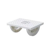 Reposapiés debajo del escritorio Portability Foot Rest Under Desk with Massage Rollers Footrest Ergonomic Stool for Home Office Work(WHITE)