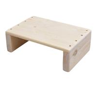 Reposapiés debajo del escritorio, reposapiés de madera para oficina de 12x8x4 pulgadas con tapete antideslizante, taburete de enfermería para el hogar y la oficina