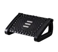 Reposapiés debajo del escritorio - taburete ergonómico de pie debajo del escritorio | 6 alturas de reposo en las piernas ajustables | Taburete de pierna inclinada ergonómica portátil con textura de ma