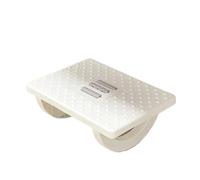 Reposapiés debajo del escritorio Under Desk Footrest Ergonomic Foot Massager with Non-slip Pad Massage Roller for Home Office(White)