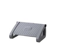 Reposapiés debajo del escritorio Under Desk Footstool Adjustable Foot Stepping Height Plastic Footrest Promote Leg Ergonomic Rollers Massage(Grey)