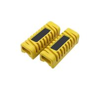 Reposapiés delantero de goma for motocicleta, accesorios for motocross, cubierta de goma for pedal, accesorios antideslizantes for pies(YELLOW)
