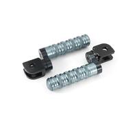 Reposapiés Delantero Motocicleta Ajustable para CB125R para CB1000R para CB600F para Hornet para CB650F para CBF1000 para CBR250R Reposapiés Delanteros(Style 2 Titanium)