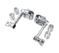 Reposapiés delantero para motocicleta, 25mm, 32mm, 35mm, Compatible con piezas de motocicletas automotrices, Goldwing 1800 GL1800, negro(chrome)