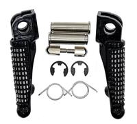 Reposapiés Delanteros Motocicleta Clavijas Para NINJA ZX6R ZX636 ZX9R ZX10R ZX12R 250R EX250 ER6N ER6F ER6 650R EX650 GTR1400 FIXCOR(Black)