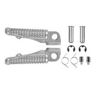 Reposapiés Delanteros Motocicleta Clavijas Para NINJA ZX6R ZX636 ZX9R ZX10R ZX12R 250R EX250 ER6N ER6F ER6 650R EX650 GTR1400 HGNMPGVVTZ(Blanco)