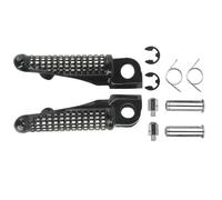 Reposapiés Delanteros Motocicleta Clavijas Para NINJA ZX6R ZX636 ZX9R ZX10R ZX12R 250R EX250 ER6N ER6F ER6 650R EX650 GTR1400 FIXCOR(Black)