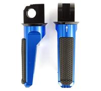 Reposapiés Delanteros Motocicleta Para Kawasaki Z750R Z800 Z800E Z1000 Z1000R ZX-6R ZX6R 636 ZX10R Estribera(Blue)