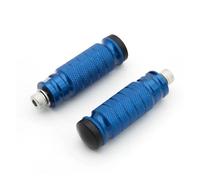 Reposapiés Delanteros Para CBR 125 150 250 300 600 900 954 929 1000 R RR CB400 NSR250 CNC Racing Universal Reposapiés Pedal Trasero Resistentes Al Desgaste(Blue)