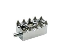 Reposapiés Delanteros Para Dyna Fatboy Para Sportster 883 Para Street Bob Bobber Chopper MX Clavijas Pie Pedales Freno Cambio Marchas Clavija Anticaída(Chrome shifter peg)