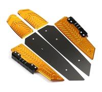 Reposapiés Delanteros para FO&RZA 125 250 para Forza125 para Forza250 para NSS250 Reposapiés Placa De Pedal(Oro)