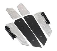 Reposapiés Delanteros para Forza300 para FO&RZA 300 para & 250 para & 125 2017-2023 Reposapiés De Motocicleta Pedal(Plata)