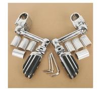 Reposapiés Delanteros para GL1800 para Pedales para Goldwing Descansa Motocicleta Pedal 1 1/4 "Carretera Cromada Apoyapiés Delanteros Reposapiés