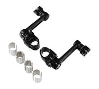 Reposapiés Delanteros para Goldwing 1800 para GL1800 Pedales Negros Descansa Pedal De Motocicleta 22mm 30mm 35mm Reposapiés Soporte Clavija Pie Delantero