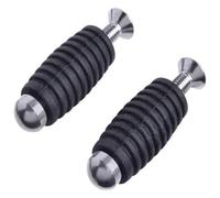 Reposapiés Delanteros para Kawaskai para Ducati Racing Pedales Traseros Descansa Motocicleta Pedal Cambio Marchas Palanca Freno Clavijas Dedo Pie M6 6mm Estriberas(Titanium)