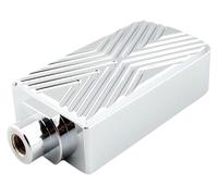 Reposapiés Delanteros para Pedales BMW descansa Pedal de Motocicleta Palanca Freno reposapiés reemplazo Extensor Almohadilla Aluminio(Argent)