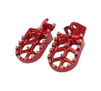 Reposapiés delanteros para piloto Ajuste para Honda CT125 CT 125 JA65 JA55, piezas motocicleta, reposapiés, pedales apoyo, montaje CNC aluminio Estriberas(Red)