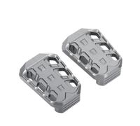 Reposapiés delanteros para piloto Ajuste para Kawasaki Eliminator 500 palanca freno pie delantero reposapiés Pedal ampliar almohadilla Estriberas(Titanium 1set)