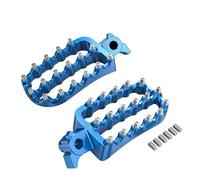 Reposapiés delanteros para piloto Ajuste para Yamaha Tenere 700 2019-2024 Pedal palanca freno reposapiés Estriberas(Foot Pegs BU)