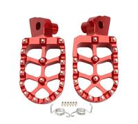 Reposapiés delanteros para piloto Fir para Yamaha Tenere700 Rally WorldRaid XTZ700 Accesorios motocicletas Reposapiés Pedal apoyo Estriberas(Red Standard)