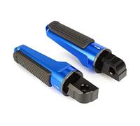 Reposapiés delanteros para piloto Fit For Suzuki GSR 600 750 GSX-R600 750 1000 B-King reposapiés traseros pasajero Estriberas(Blue)