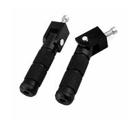 Reposapiés delanteros para piloto Reposapiés plegables universales para motocicleta M8, juego pedales traseros, pieza aluminio CNC Estriberas