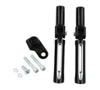 Reposapiés Delanteros para Softail Slim FLS 2012-2017 para Cross Bones 2008-2011 Pedales Descansa Motocicleta Pasajero Peg Reposapiés Macho(1set)