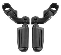 Reposapiés Delanteros para SPO&rtster XL 883 1200 para Street Glide Road King Pedales Descansa Clavijas De Pedal Motocicleta 1,25 "Montaje Protector Motor(C Set)