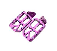 Reposapiés Delanteros Para Sur Ron Sur-ron Surron Light Bee X & S Bicicleta Eléctrica Motocicleta CNC Estriberas De Aluminio Soporte Pedales Resistentes Al Desgaste(PURPLE)