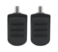 Reposapiés Delanteros Para Touring Para Softail Para Dyna Electra Glide Road King Fat Boy Para Sportster 1200 883 Palanca Cambios Clavijas Los Pies Anticaída(01 Black pedal kit)