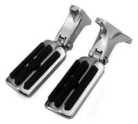 Reposapiés Delanteros para Touring Road para King Street Glide 1993-2022 Pedales Descansa Pedal De Motocicleta Estriberas Traseras Pasajero Montaje Clavijas(Style 3)
