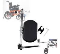 ReposapiéS Elevables para Silla Ruedas Placa Pie Compuesta, áNgulo Ajustable (90°-180°), Repuestos Universales para Silla Ruedas con Acolchado, FáCil InstalacióN y Limpieza(Left)