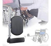Reposapiés elevadores universales para sillas de ruedas con soportes acolchados para pantorrillas, placas compuestas, se adapta a sillas de ruedas estándar y sillas de transporte