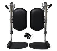 Reposapiés elevadores universales para sillas de ruedas Reposapiés compuestos con soportes acolchados para pantorrillas Piezas de repuesto universales para sillas de ruedas Se adapta a la mayoría de s