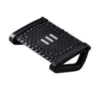 Reposapiés ergonómico ajustable con ruedas, masajeador, taburete ergonómico para corrección de postura y alivio de presión, antideslizante debajo del escritorio