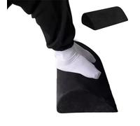 - Reposapiés ergonómico de espuma viscoelástica, reposapiés portátil para aliviar la fatiga, reposapiés multifuncional para pies y piernas, color negro