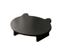 Reposapiés Ergonómico, De Madera Debajo Del Escritorio,Con Un Ángulo Inclinación 20°,Marco Capacidad Carga 150 Kg,para Mejorar La Postura Aliviar Fatiga Las Piernas(Black,40x30x13cm)