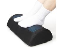 Reposapiés Ergonómico for Oficina o Hogar, Taburete Inclinable Debajo Del Escritorio, Taburete de Soporte for Piernas con Masaje de Esponja de Alta Densidad, Negro