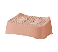 Reposapiés ergonómico para debajo del escritorio, cómodo y compacto para juegos en casa, color rosa